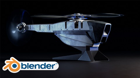 BLENDER: Learn how to create the military Black Hornet drone