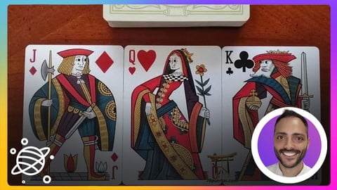 Cartomancia con Baraja Francesa de Poker Tarot - Certificado