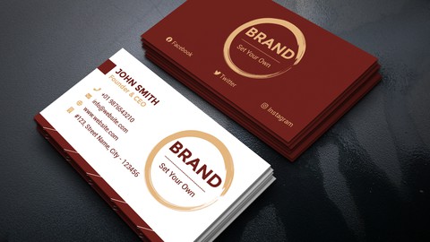 Mastering Business Card Design with Photoshop