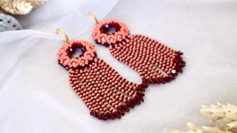 Learn How To Create Fashionable Fringe Earrings With Pearls