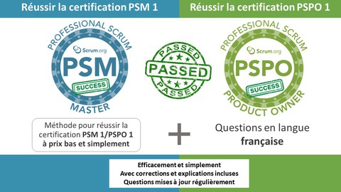 Entrainez vous pour l'examen PSM1 et PSPO1 2025