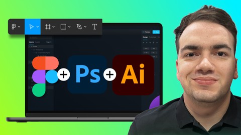 UI UX DESIGN com FIGMA + Adobe photoshop + Adobe Illustrator