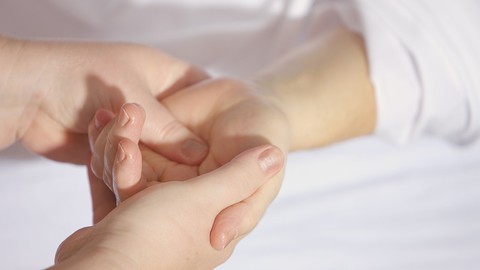 Hand reflexology for relaxation and pain relief