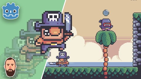 Build a complete pixel platformer in Godot 4! (2024)