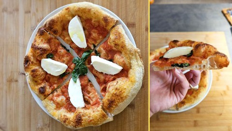 Tutti i segreti per una pizza tonda fatta col forno di casa