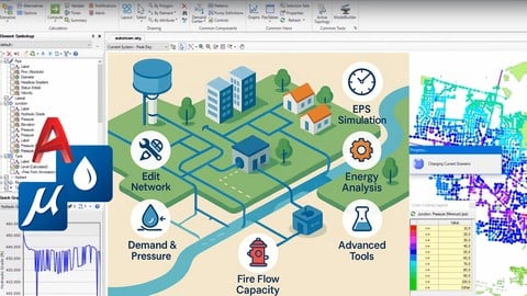 Water Distribution Modeling and Design - WaterGEMS - AulaGEO