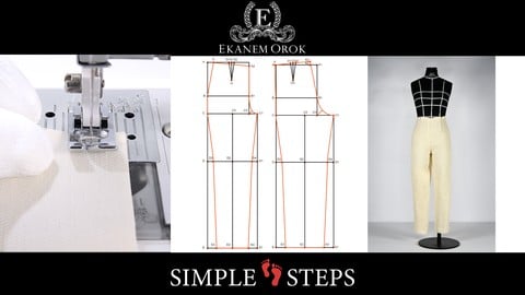 DRAFT and SEW (10) - Darted TROUSER PATTERN Block