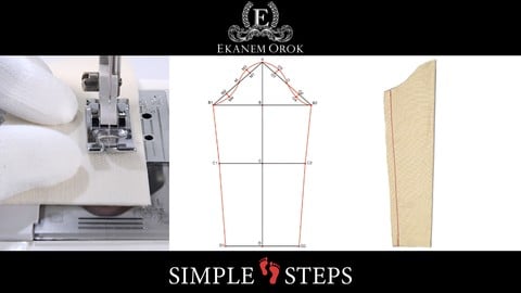 DRAFT and SEW (11) - Dartless SLEEVE PATTERN Block