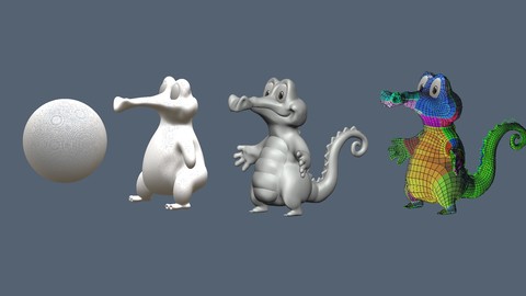 3d Coat Sculpture Modelling, Retopo , UVs and Paint