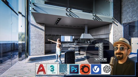 3ds Max'te Mutfak Modelleme & Render | Bölüm 1/2: Modelleme