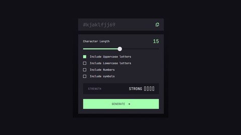 Password Generator App in HTML CSS and JavaScript