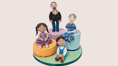 Create simple people models for your cakes: cake decorating