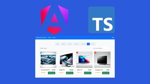 【2024年最新版】Angular & TypeScriptで作る！家電量販店ECアプリ開発実践講座