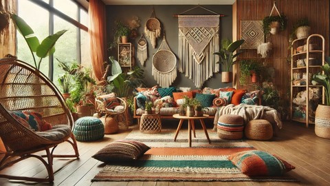 Estilo Boho-Chic en Diseño de Interiores