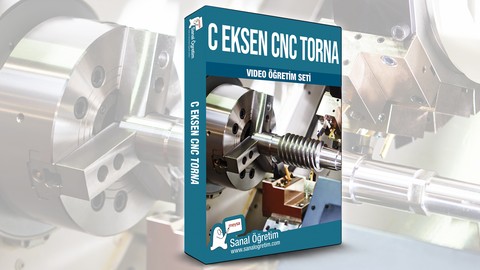 C Eksen CNC Torna Video Ders Eğitim Seti