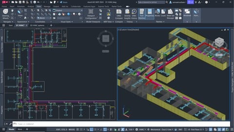 AutoCAD MEP 2024 (HVAC Systems)
