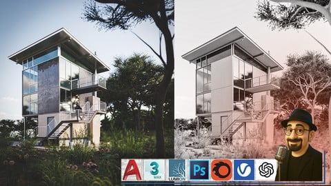 Corona ile Dış Mekan Render & Peyzaj