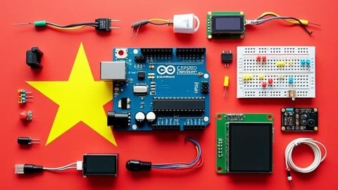Khóa học Arduino hoàn chỉnh từ cơ bản, Điện tử + 15 dự án