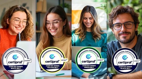 Curso Completo de Lean Six Sigma - 4 Certificaciones