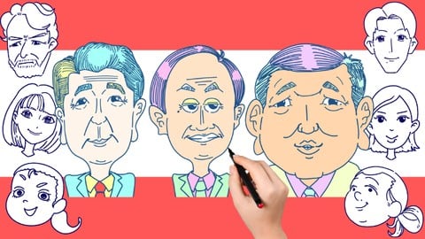 絵心０でもシンプルでかわいい似顔絵が描けるようになるイラスト講座