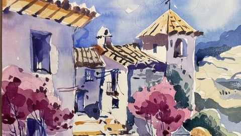 Griechische Aquarell