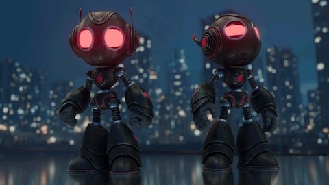 Blender 4.5 Création d'un Robot pour débutants