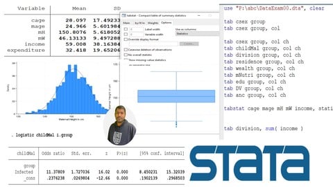 Stata Learning: Detail Course in Data Analysis Practically