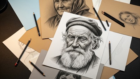Üst Seviye Hiperrealist Karakalem Portre Kursu