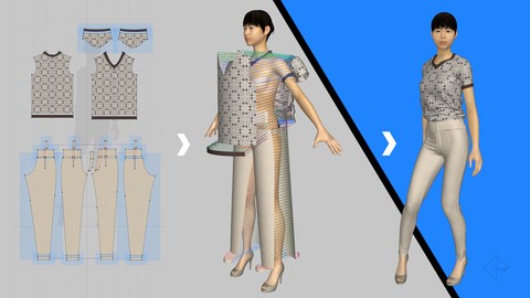 Fashion Design: Sketch in 3D using Marvelous Designer