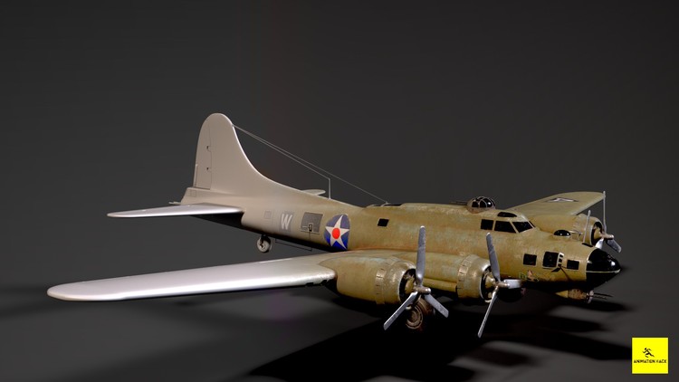 How to Texture 3D Aircraft Model in Maya & Substance Painter