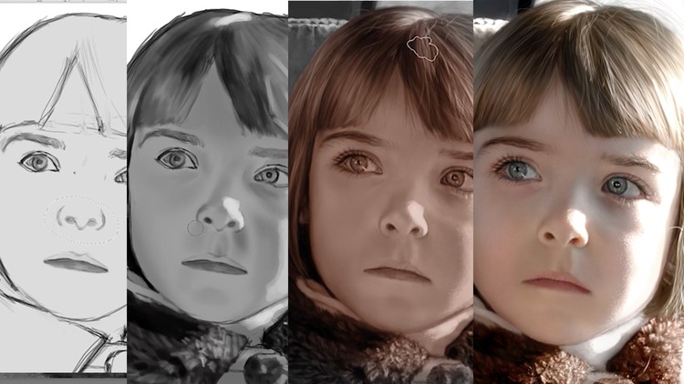 How to: Digital Painting Photo Realism in Photoshop