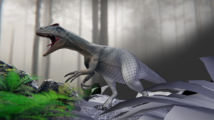 Blender 2.79 Création d'un dinosaure - workflow complet