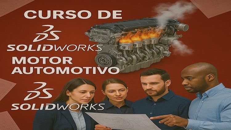 Solidworks Motor automotivo