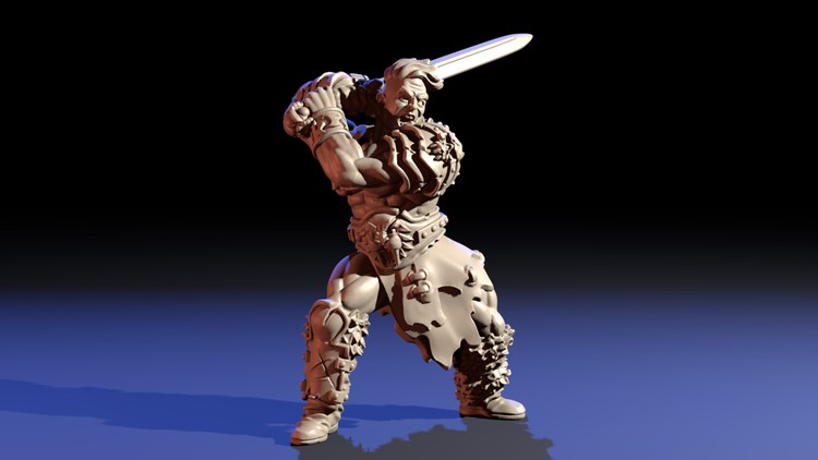 Escultura de miniaturas con Blender 2.8x