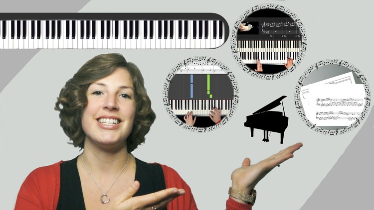 Full Piano Course! Learn Jazz,Blues,Classical,Rock and more!