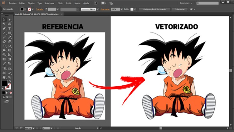 Vetorização no Illustrator do Zero ao Avançado