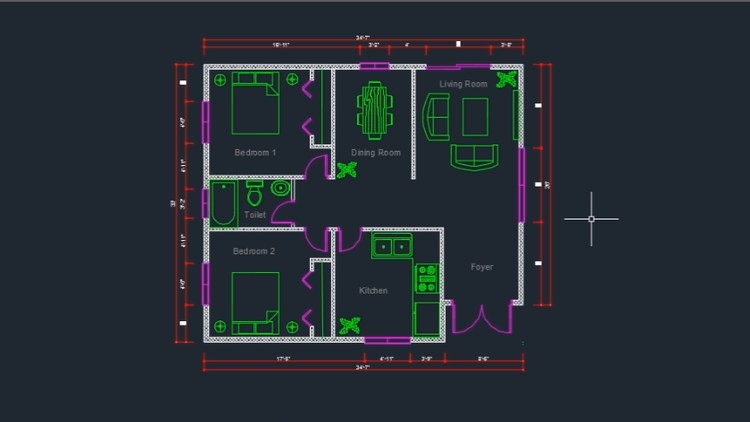 AutoCAD - Learn How to Create 2D Floor Plans