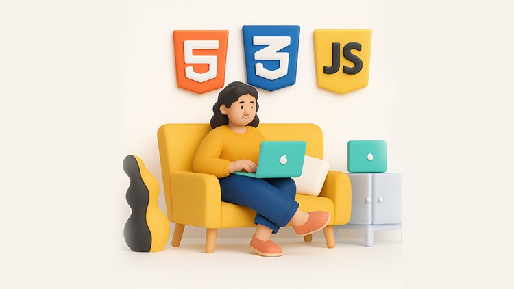 HTML5, CSS3 & JavaScript for Beginners - Build Real Websites