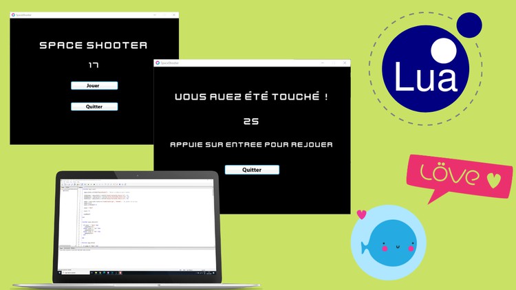 Créez votre premier jeu vidéo en LUA & LOVE2D