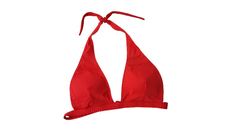 Corso sartoria costume da bagno bikini Top a losanga