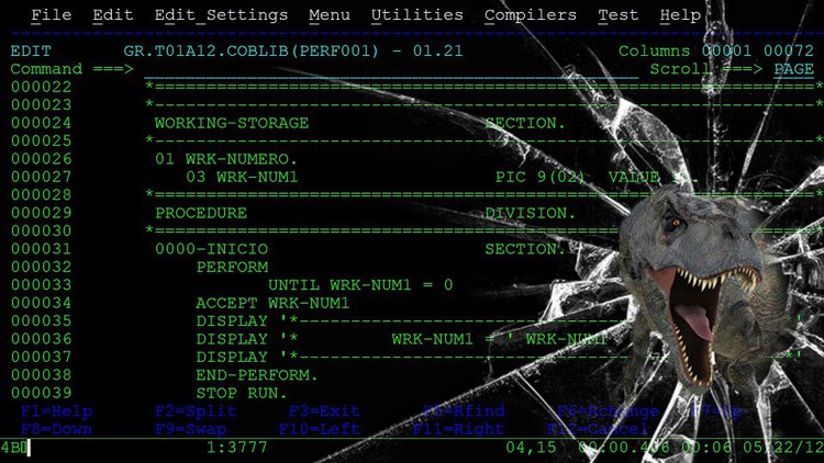 Aprenda Cobol praticando em ambiente Mainframe