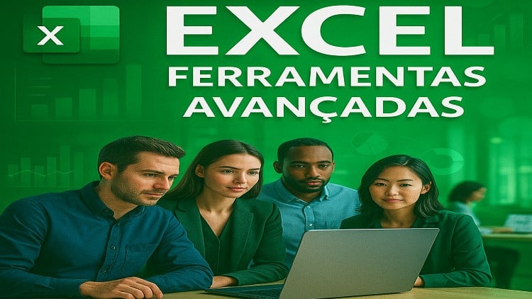 Excel - Fórmulas avançadas & Gráficos & Power BI Iniciantes