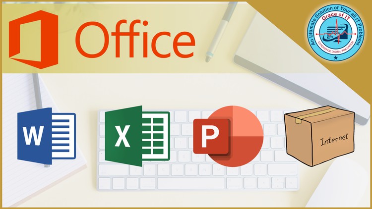 Learn MS Office Word, Excel, Pow.Point & Internet-Hindi/Urdu