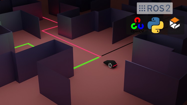 ROS2 Path Planning and Maze Solving with Computer Vision