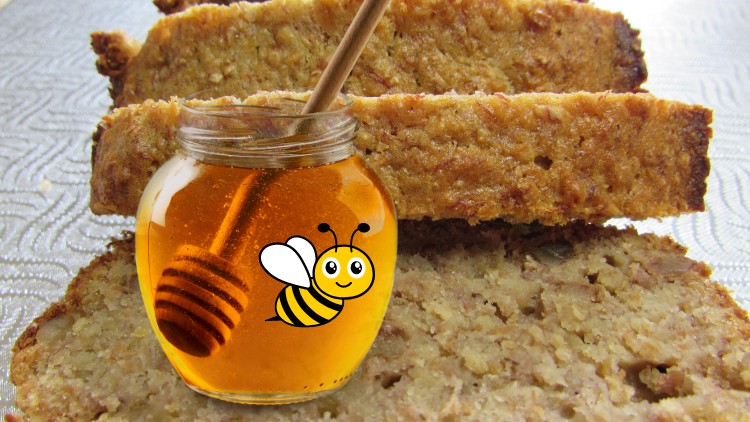 Baking cakes with honey