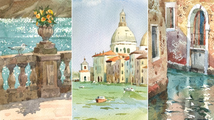 Watercolor Painting | By Award Winning Artist | Water Motifs