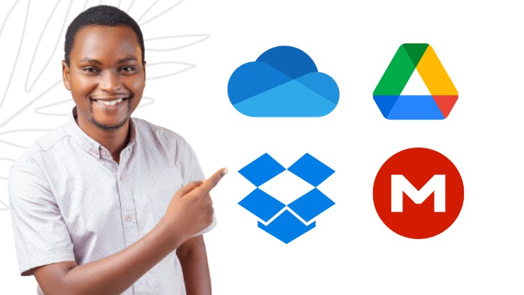 How to use Google drive, Onedrive, Dropbox and Mega