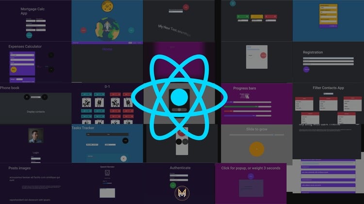 30+ React Projects, Learn React JS by Building 30+ Web Apps