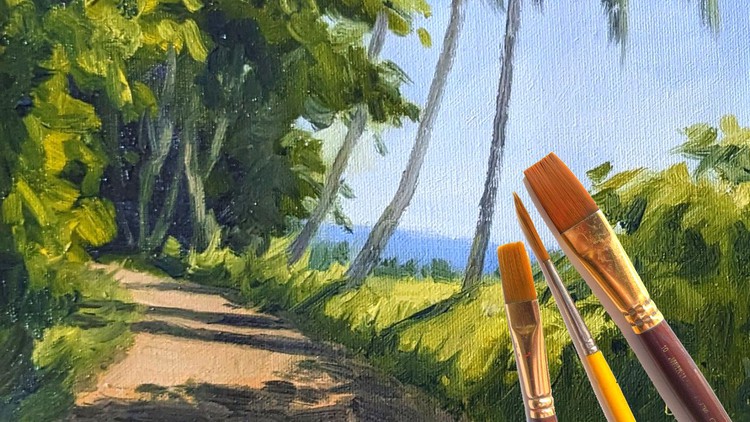 Painting Morning Landscapes In Oil Colors