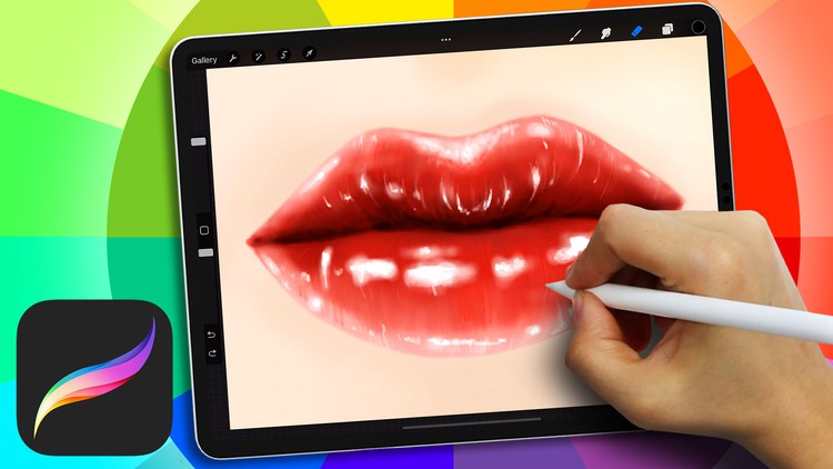 Complete Procreate Course: Color Theory and Facial Features